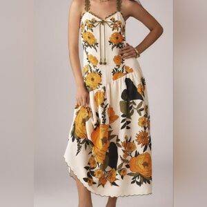 Farm Rio Maxi Shirt Dress size L